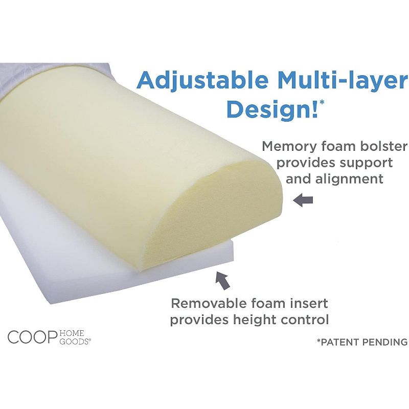 Coop Home Goods Four Position Support Pillow - Adjustable