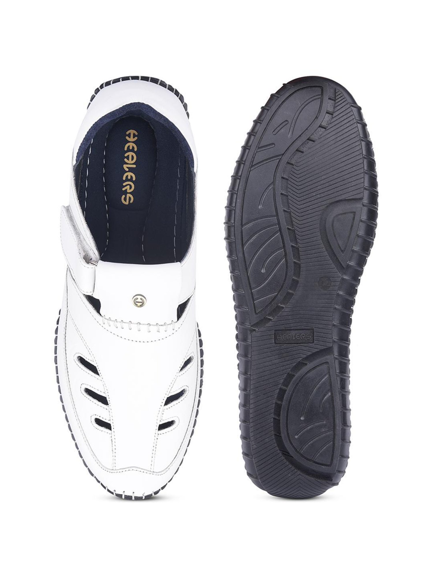 Healers by Liberty Men's White Fisherman Sandals