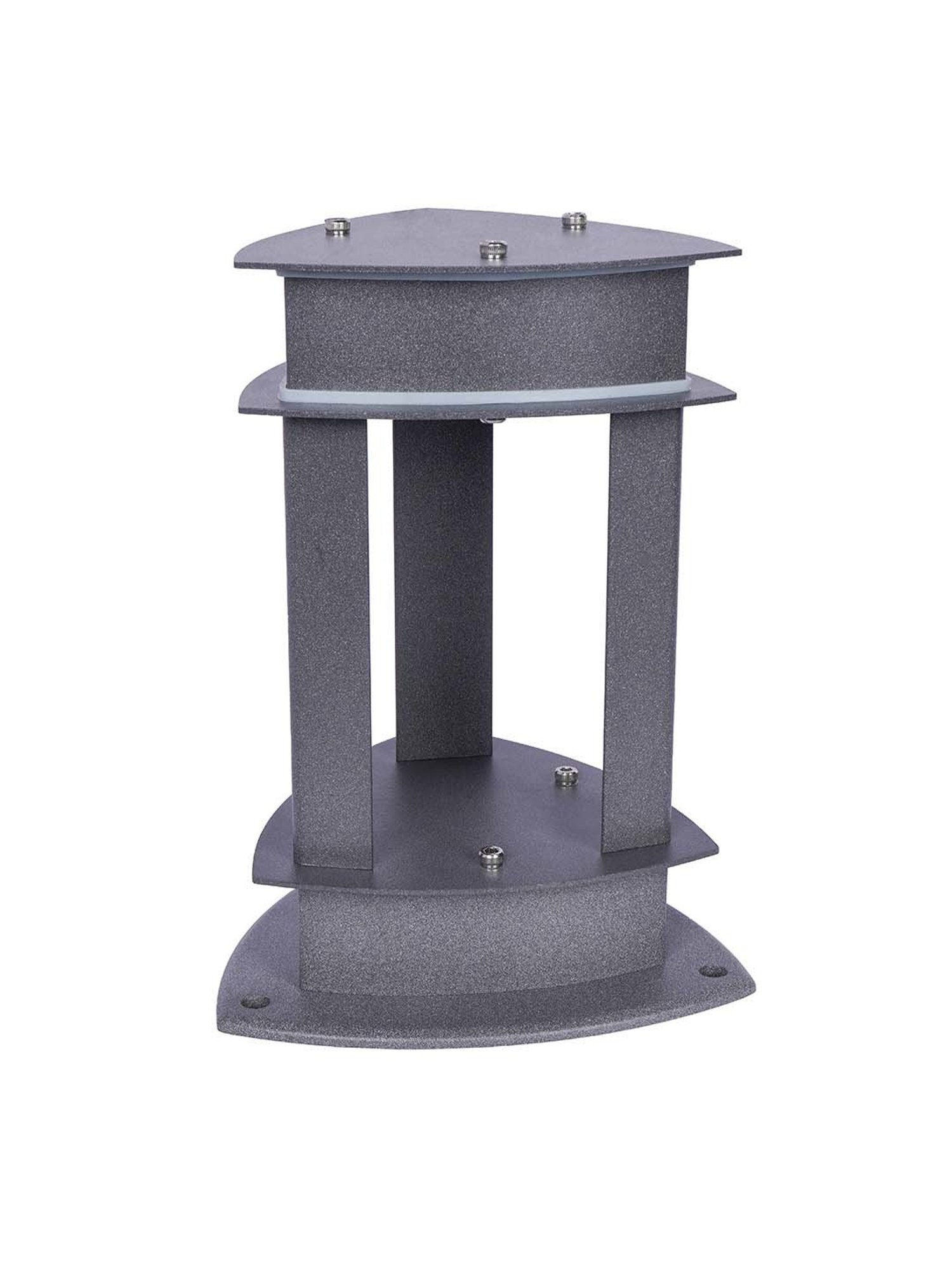 Fos Lighting Reuleaux Triangle Outdoor Gate Light with Warm White LED