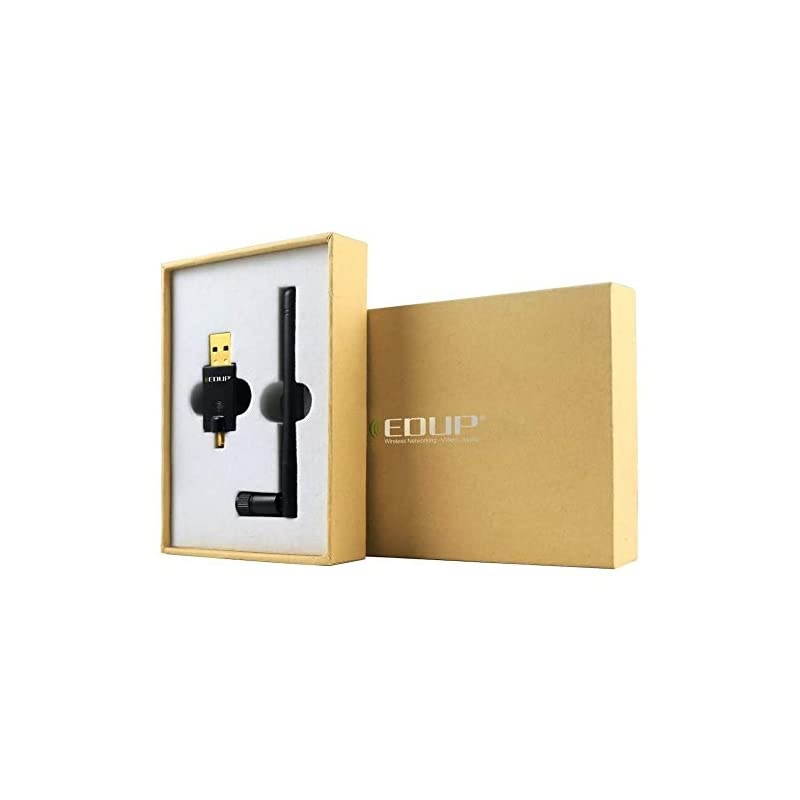 WiFi Adapter Wireless Network Adapters AC 600Mbps Dual Band 24G58Ghz WiFi Dongle with External Antenna for Laptop Desktop PC Compatible with Windows 108187XPVista Mac OS X 106~10153