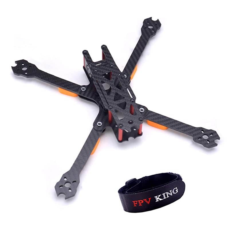 QL7 296mm FPV Racing Drone Frame 7 inch Carbon Fiber Quadcopter Frame with 4mm Arm + Lipo Battery Straps