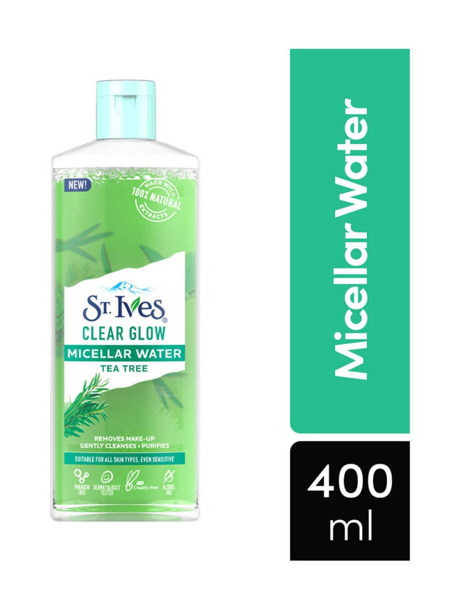 St. Ives Clear Glow Micellar Water Tea Tree - 400 ml