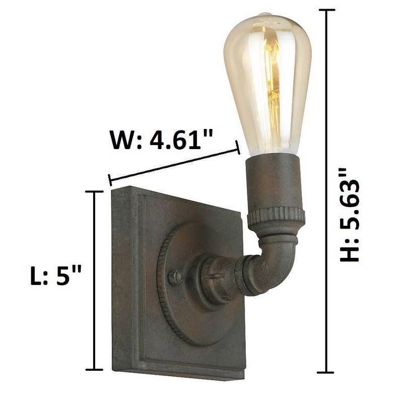 Wymer 1 Light Sconce Dark Brown - EGLO