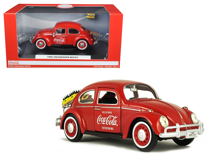 "Coca-Cola" Beverage Truck Red and White 1/87 Diecast Model by Motorcity Classics