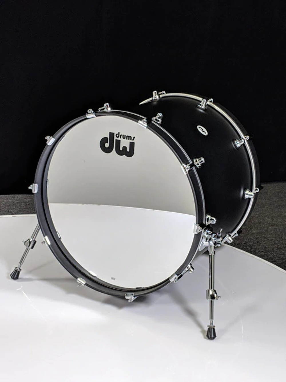 DW Design Series 3pc Drum Set 12/16/22 - Black Satin