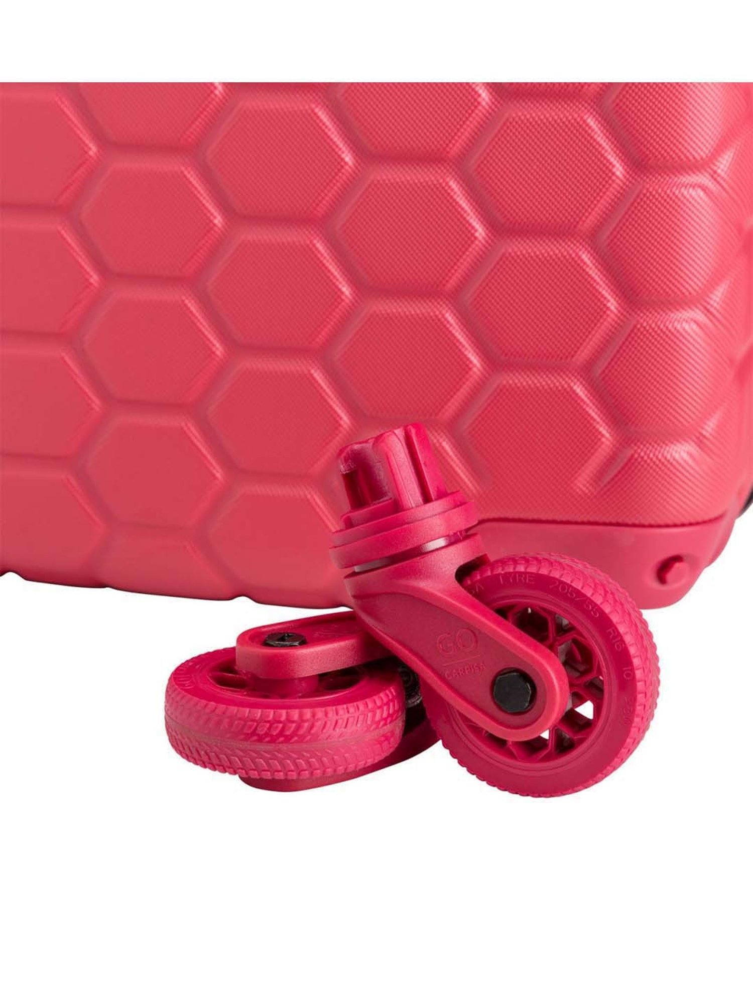 Assembly Green Textured Small Cabin Trolley - 20 inch