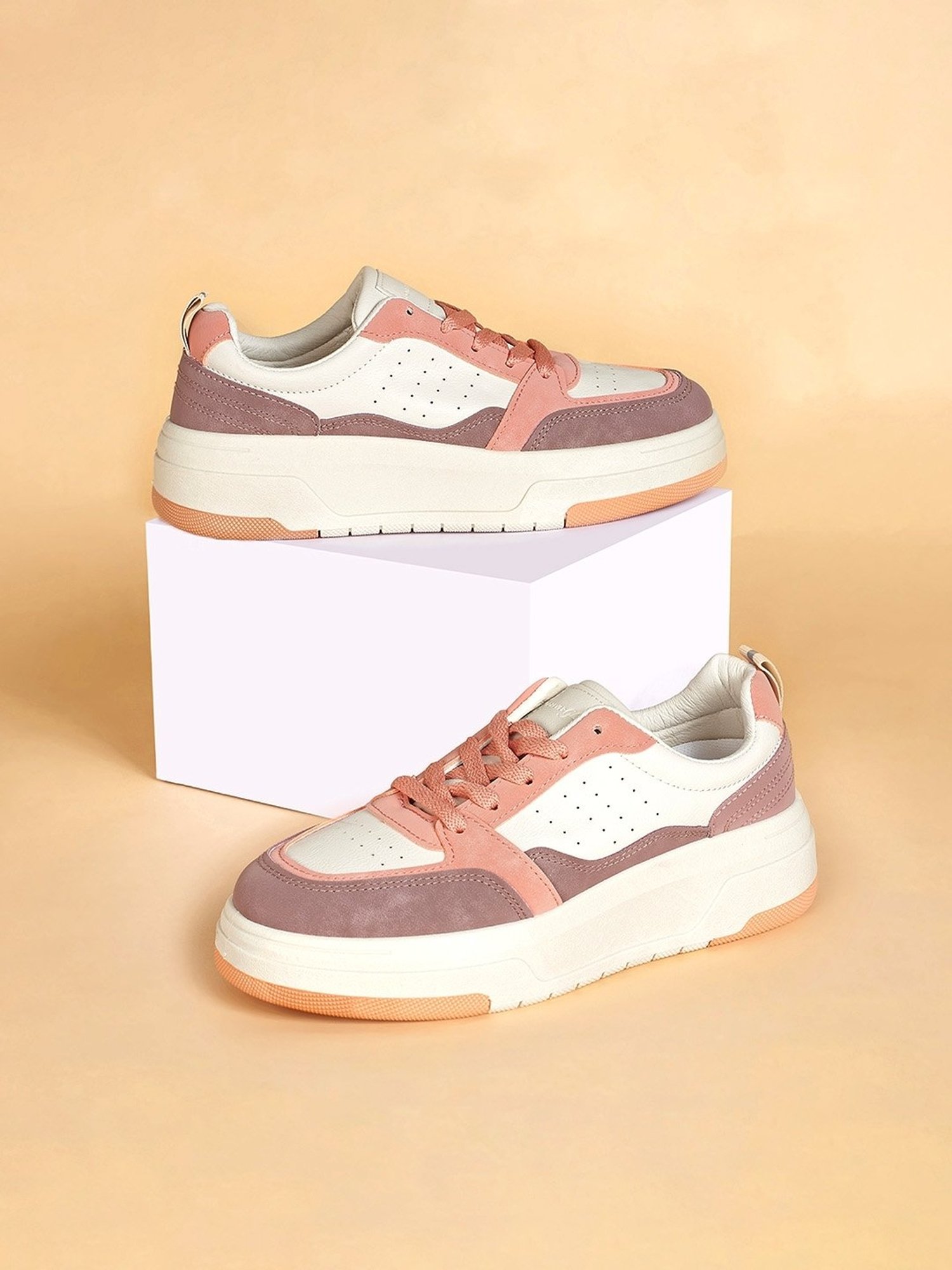 Forever Glam by Pantaloons Women's Blush Casual Sneakers