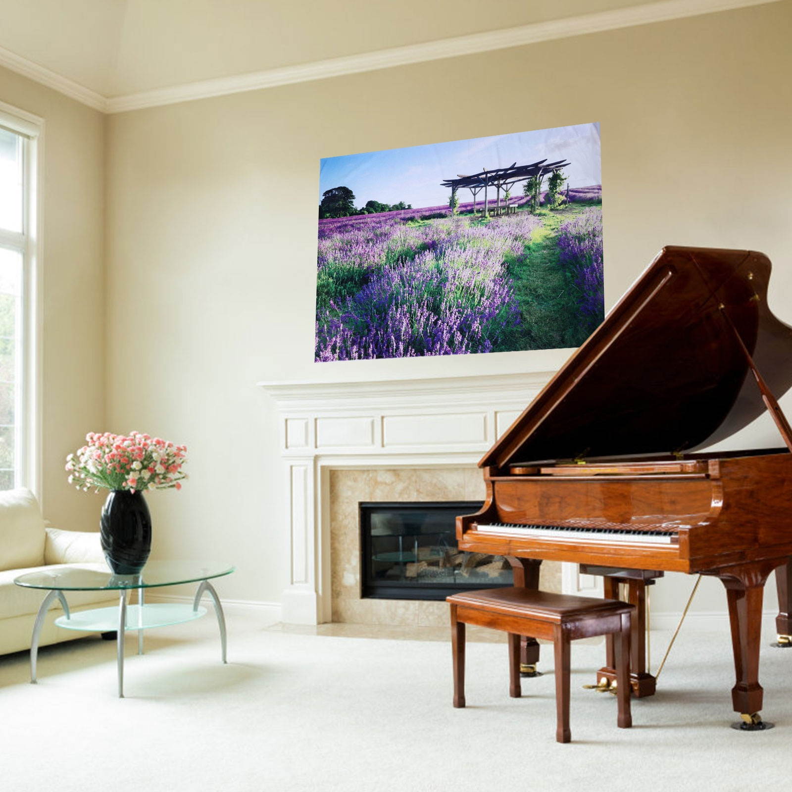 Creative Tapestry Natural Scenery Illustration Background Wall Hanging Cloth