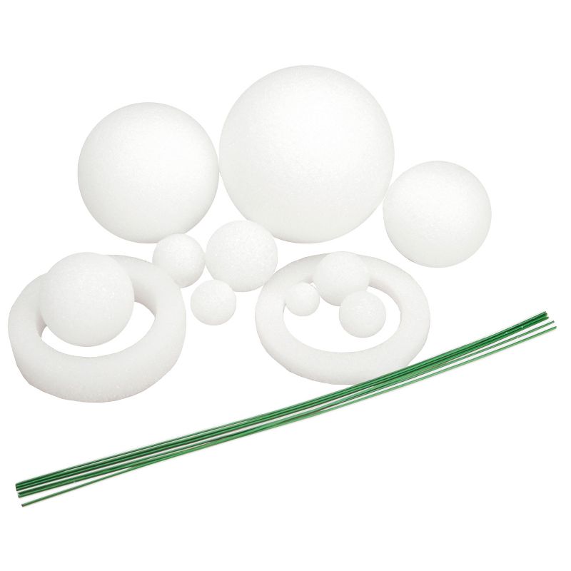 Styrofoam Solar System Kit-White