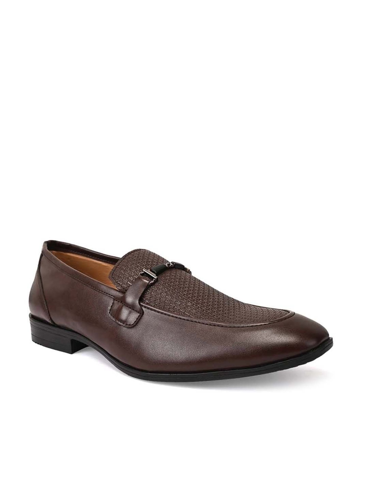 Apsis Men's Brown Formal Loafers