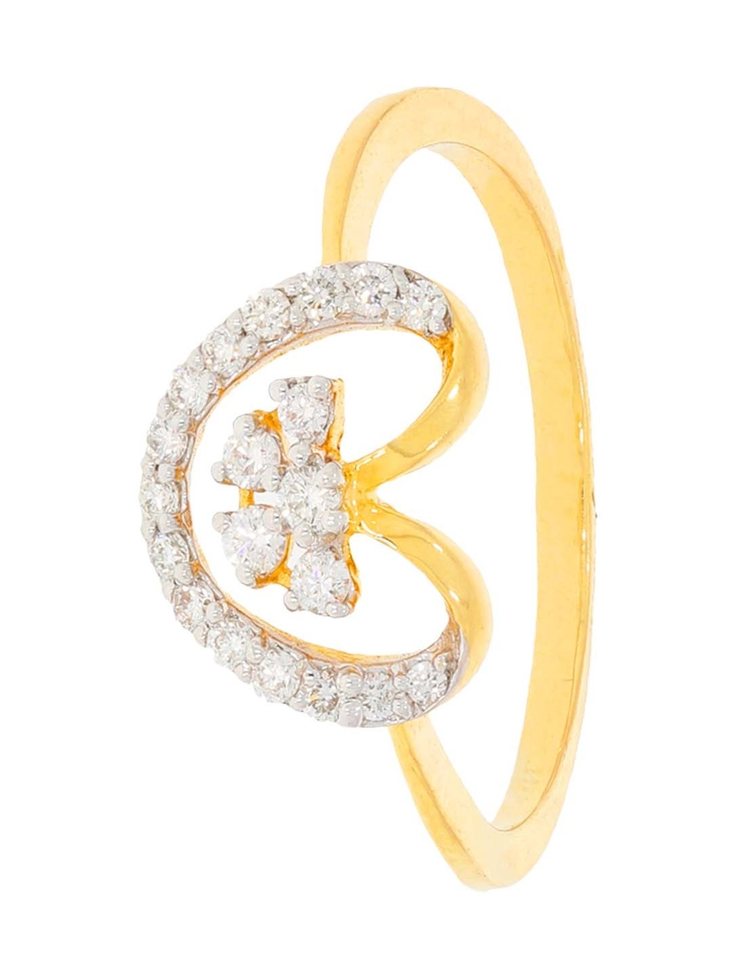 Waman Hari Pethe Jewellers 18k Gold & Diamond Ring for Women