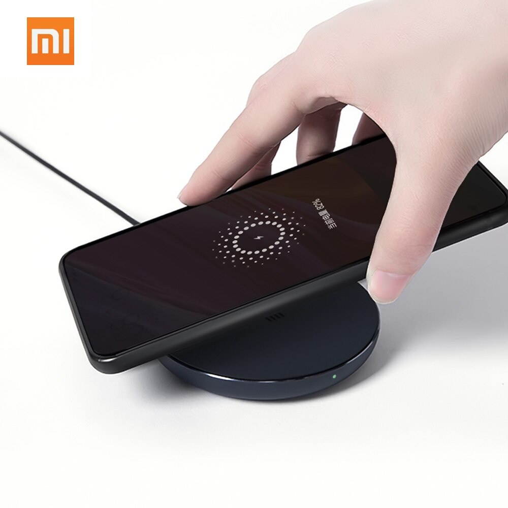 Xiaomi Qi Standard Wireless Phone Charger for Samsung Galaxy S9 Plus Xiaomi MIX 2S iPhone XS Max Charging Pad Power Adapter