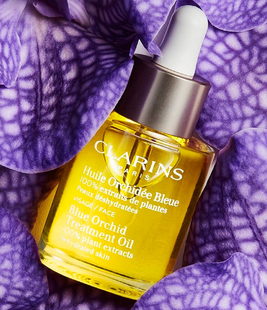 Clarins Blue Orchid Face Treatment Oil for Dehydrated Skin