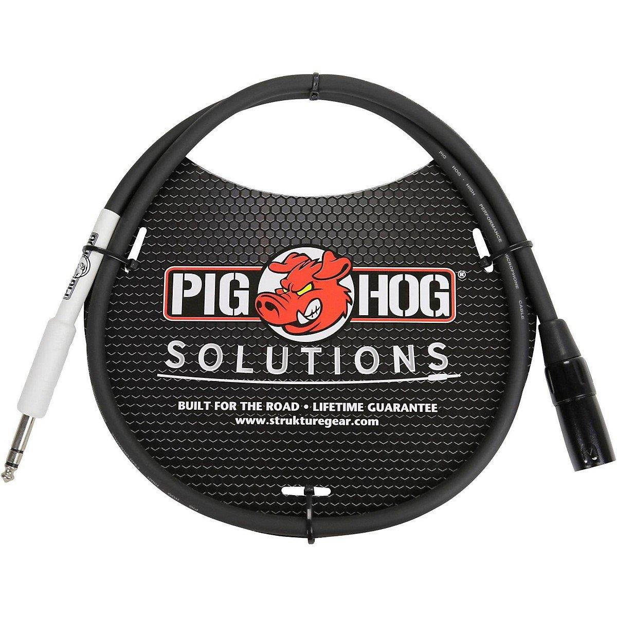 Pig Hog 3' XLR Male to 1/4" TRS Cable #PX4T3