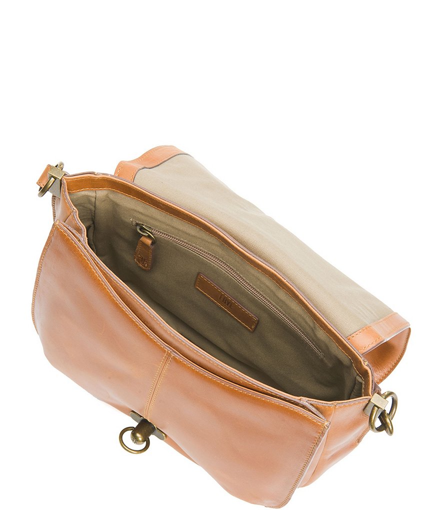 Frye Farrah Flap Antiqued Leather Shoulder Bag