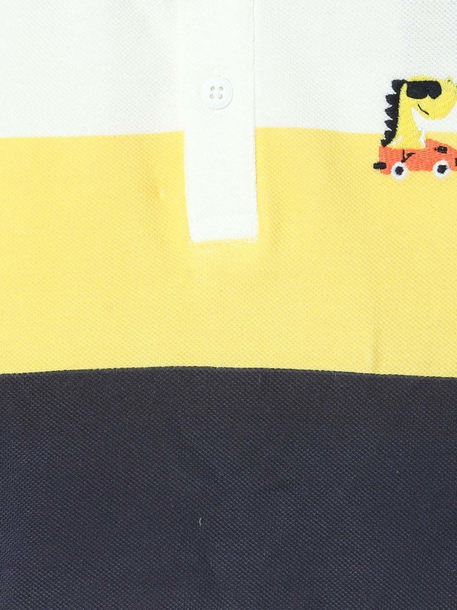 Juniors by Lifestyle Boys Multicolor Cotton Striped T Shirt