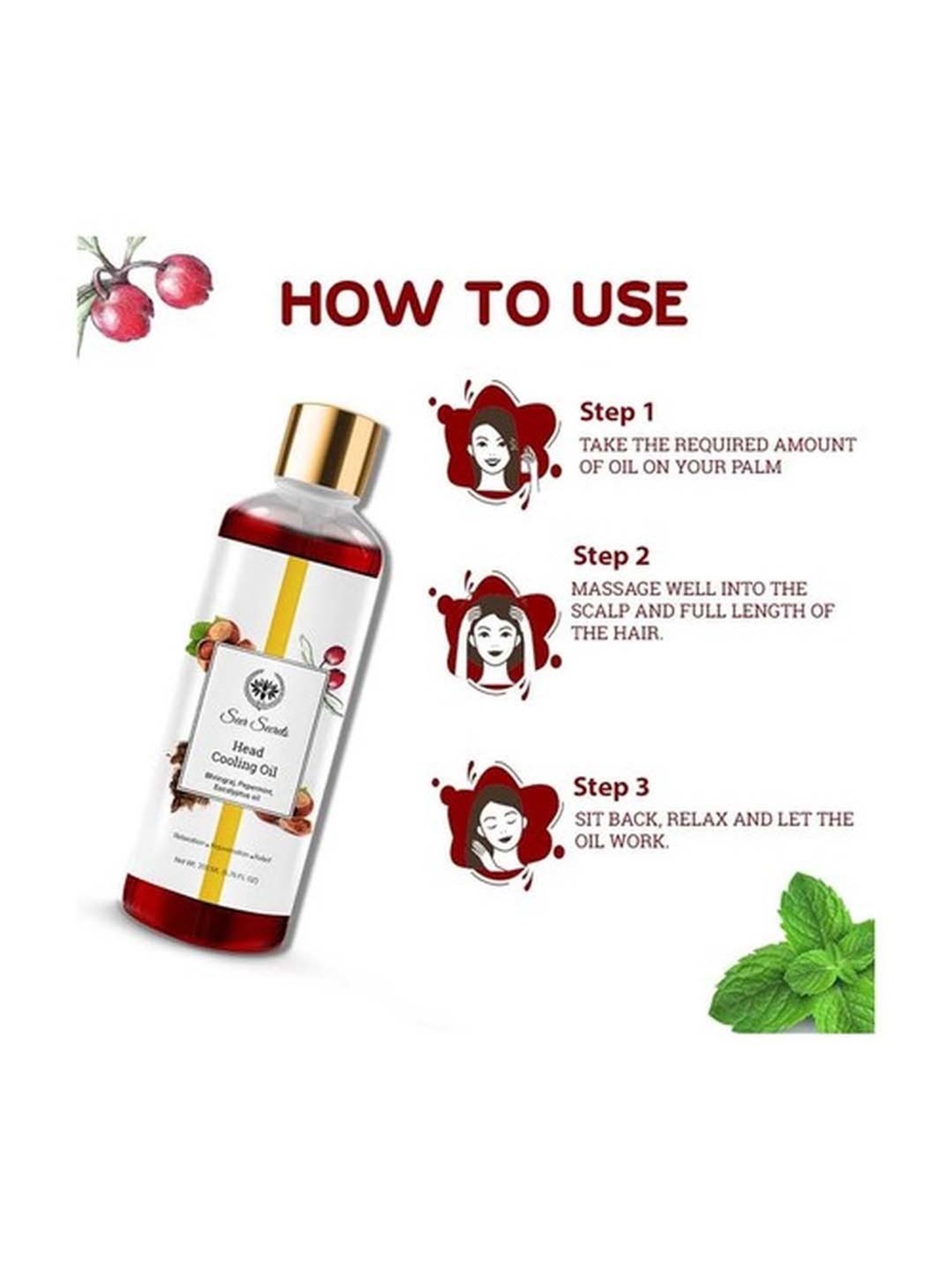 Seer Secrets Head Cooling Oil - 200 ml