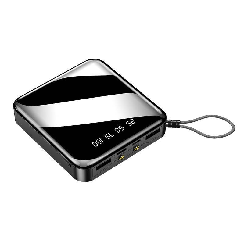 6000 Mah Mobile Power Battery Pack Mobile Power Bank With Dual USB and LED Lighting Mini Power Bank