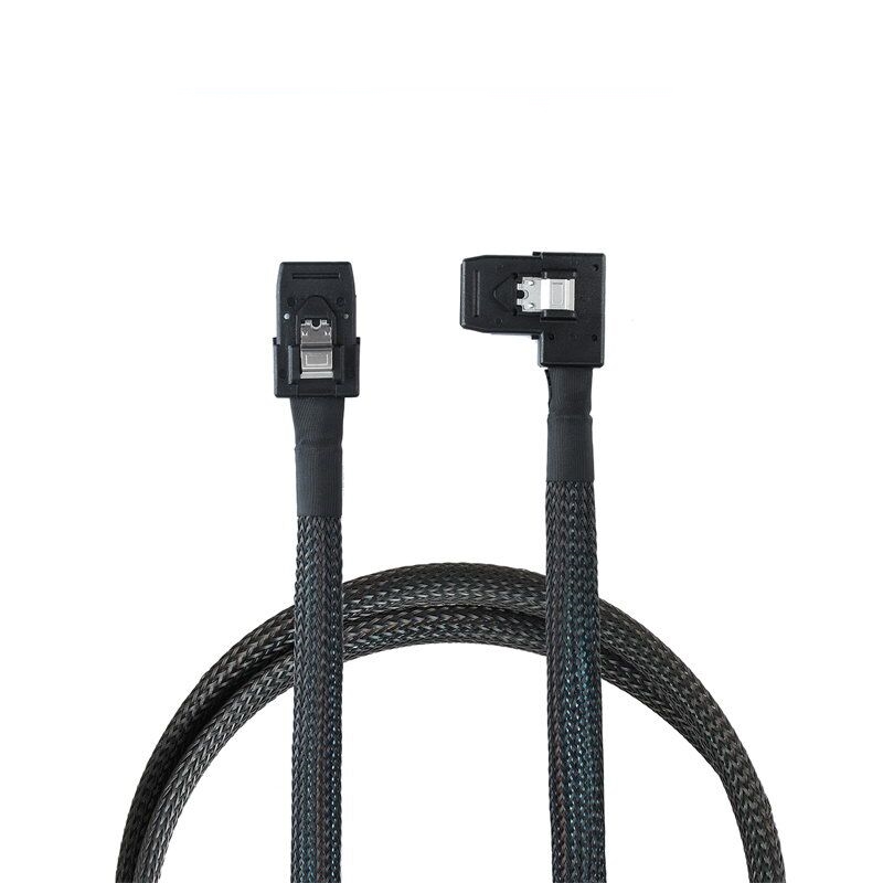 Weastlinks 90 degree Right Left angle L type SATA cable Mini SAS Cable Mini SAS 36P to 36 Pin SFF-8087 to SFF8087 HD Data Cable 0.8M