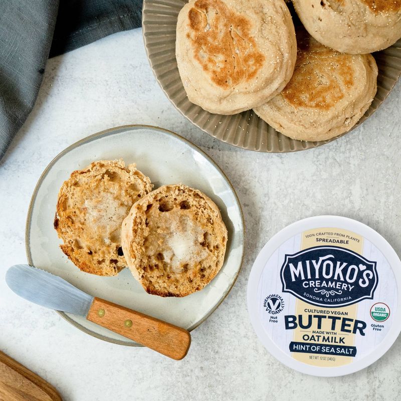 Miyoko's Organic Oat Milk Cultured Butter - 12oz