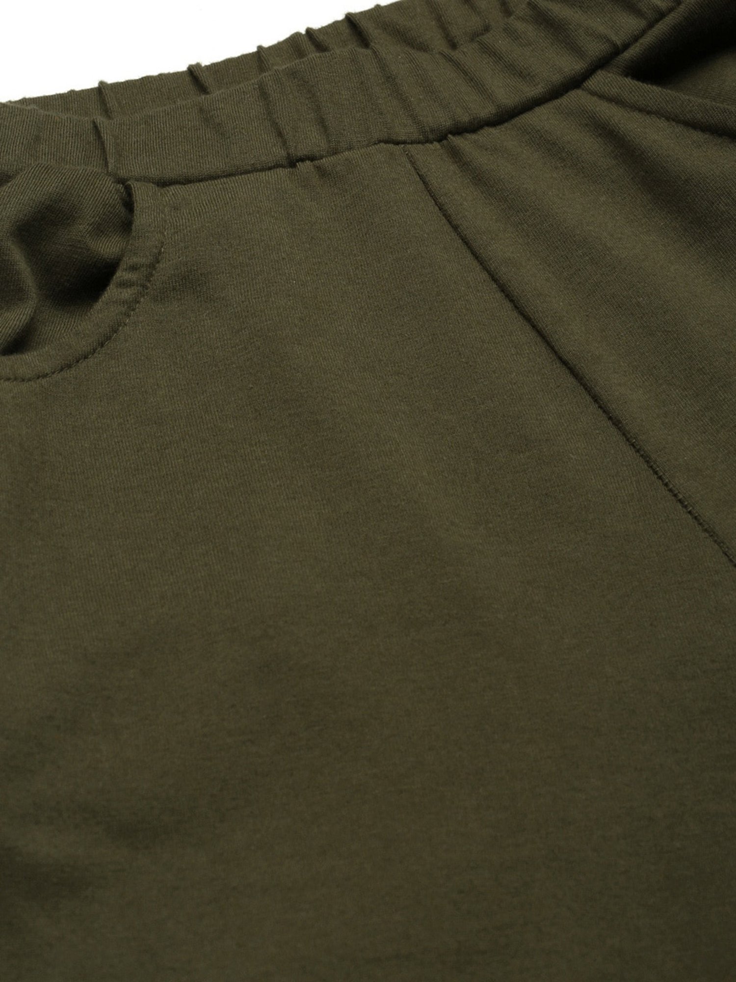 BRINNS Olive Mid Rise Cropped Capris