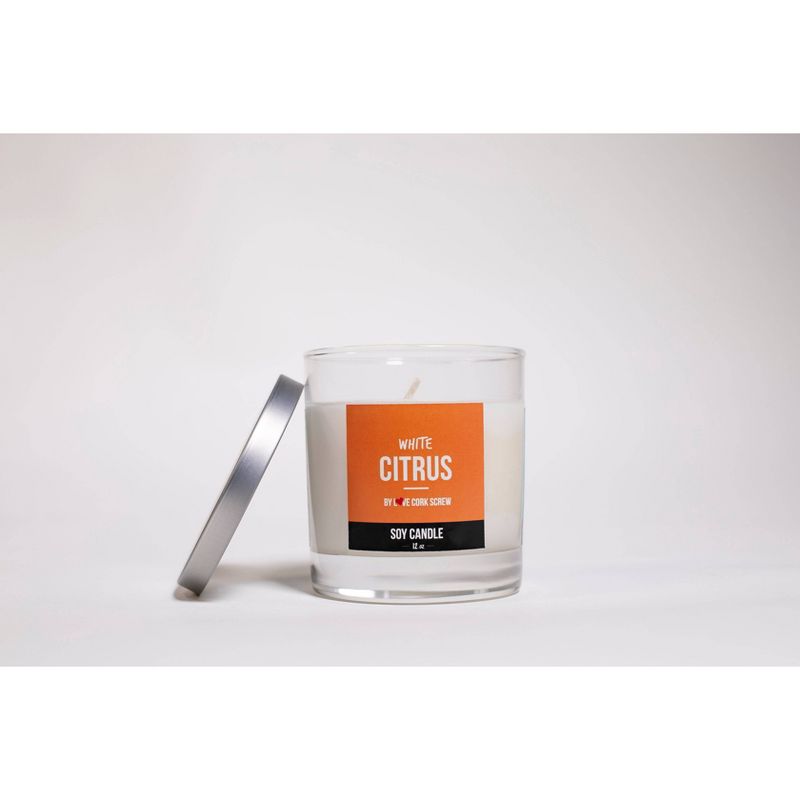 Citrus White Candle - Love Cork Screw