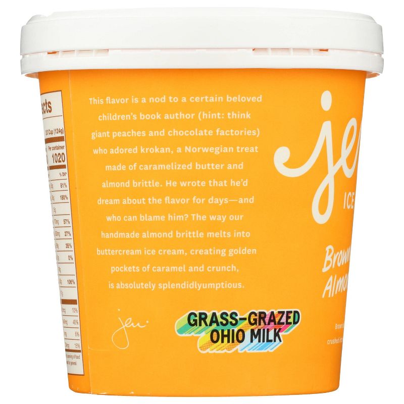 Jeni's Brown Butter Almond Brittle Ice Cream - 16oz