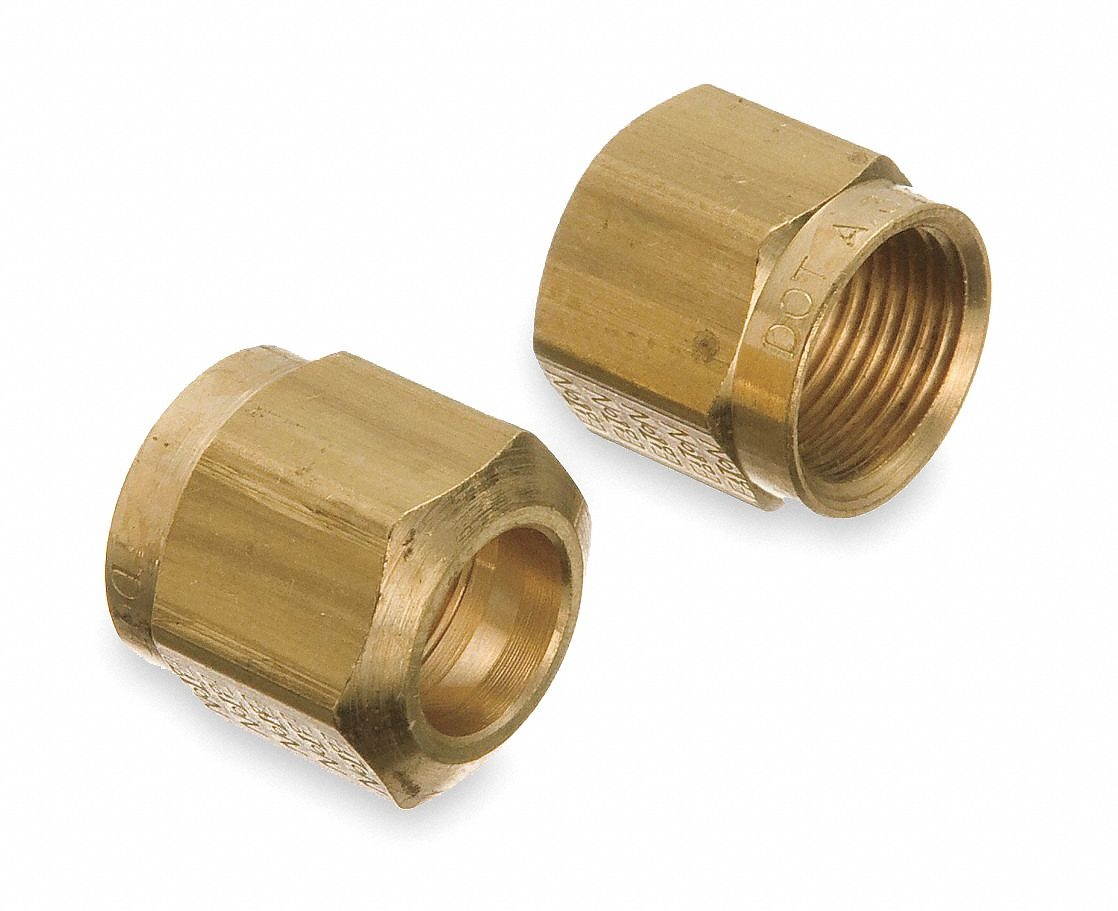 EATON WEATHERHEAD 1461X4 Nut,1/4 In Tube Sz,PK10