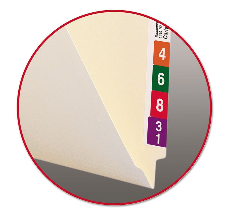 Smead Shelf Folders Straight Cut Single-Ply End Tab Letter Manila 100/Box 24100