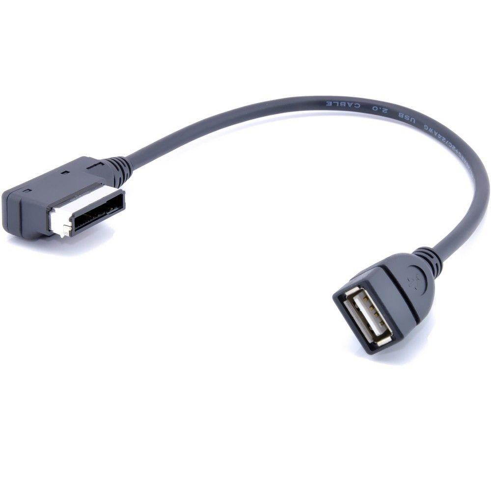 Media In AMI MDI USB AUX Flash Drive Adapter Cable For Car VW AUDI 2014 A4 A6 Q5