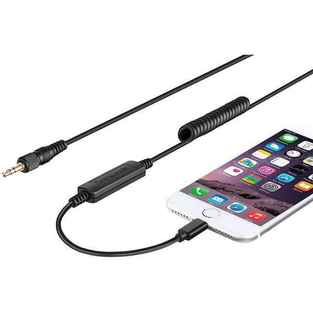 Saramonic LC-C35 Locking 1/8in (3.5mm) to Apple Lightning Output Cable (iPhone and iPad)