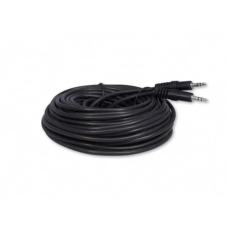 50 Foot 35mm Male to Male Stereo Audio Cable HeadphonePhone MP3 Cable for Your Car AUX Port iPhone iPod Smartphone Tablet