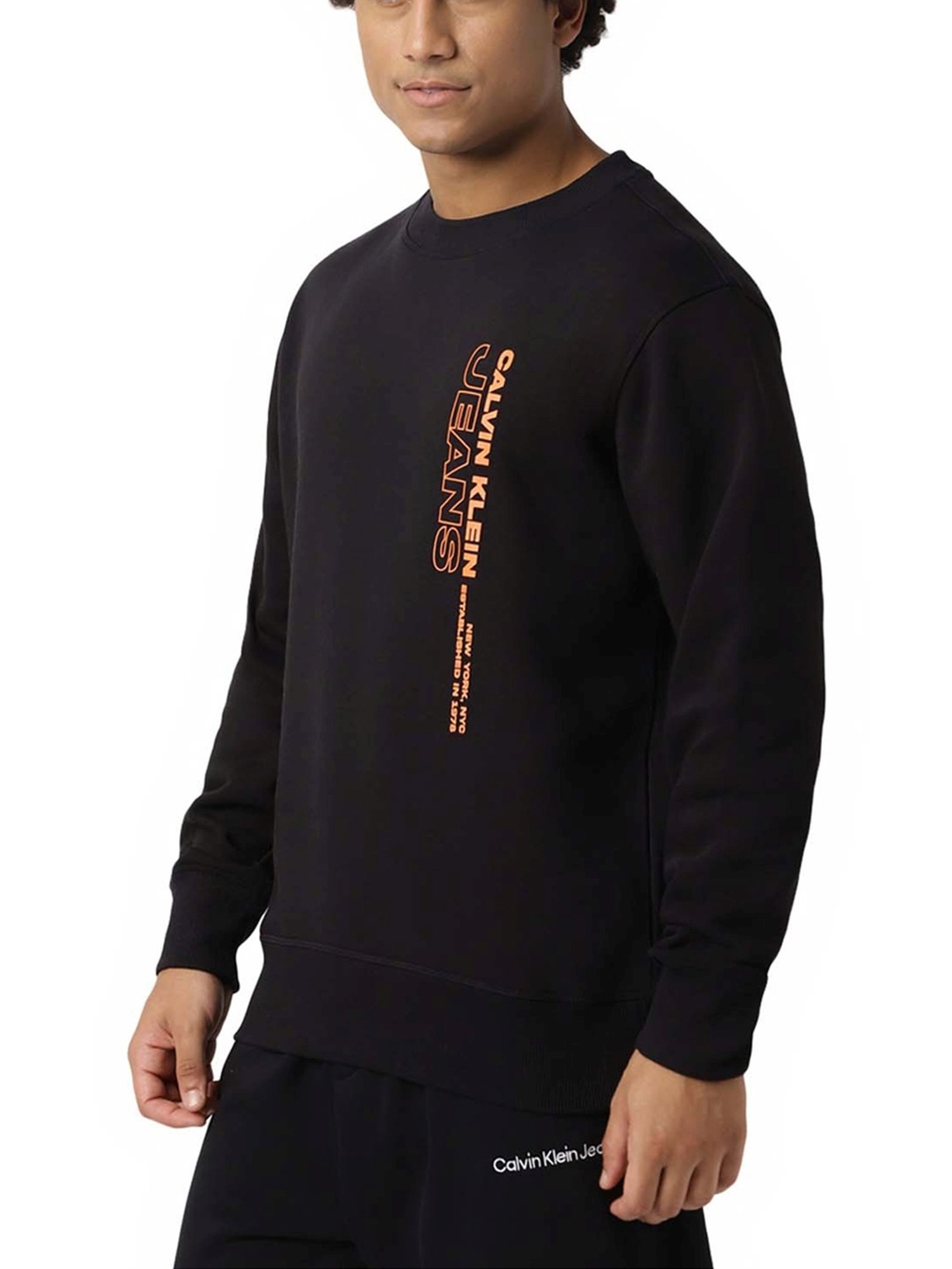 Calvin Klein Jeans Black Regular Fit Sweater