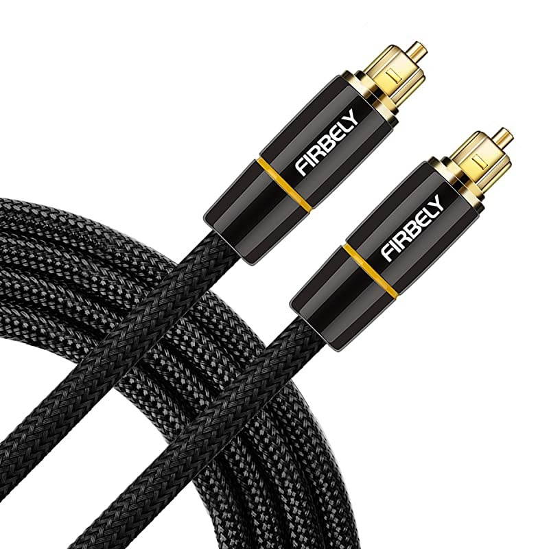 com 6 ft 18 m Digital Optical Audio Cable Toslink Digital Optical SPDIF UltraThin MaleMale Optical Audio Cable THINTOS6