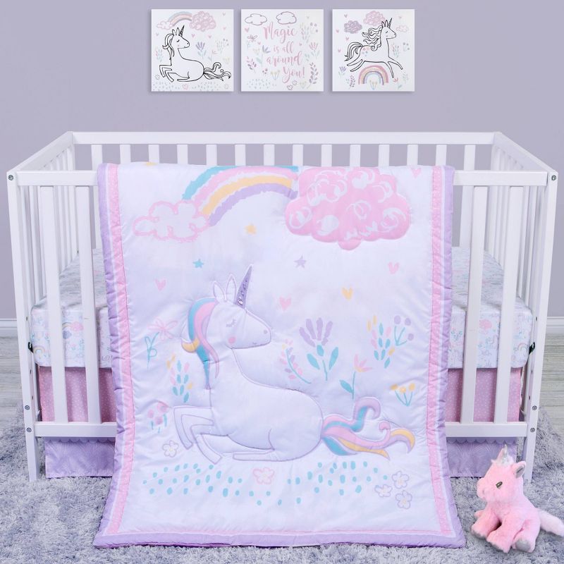 My Baby Sam Heart of Gold Crib Bedding Set - 9pc
