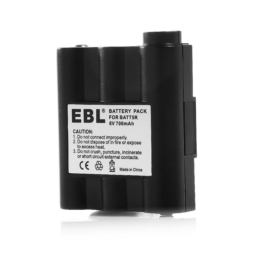 EBL 2 Pack 6v 700mah  Replacement Rechargeable Battery for Midland AVP7 HH54, XT511 and GXT Series GMRS Radios