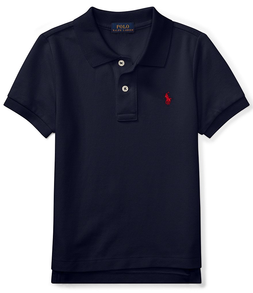 Nautica Big Boys 8-20 Short-Sleeve Vertical Logo Polo