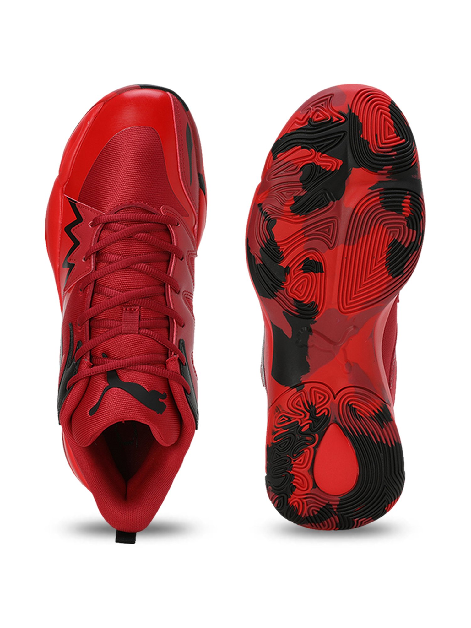 Puma Men's Genetics Speckle White Basketball Shoes