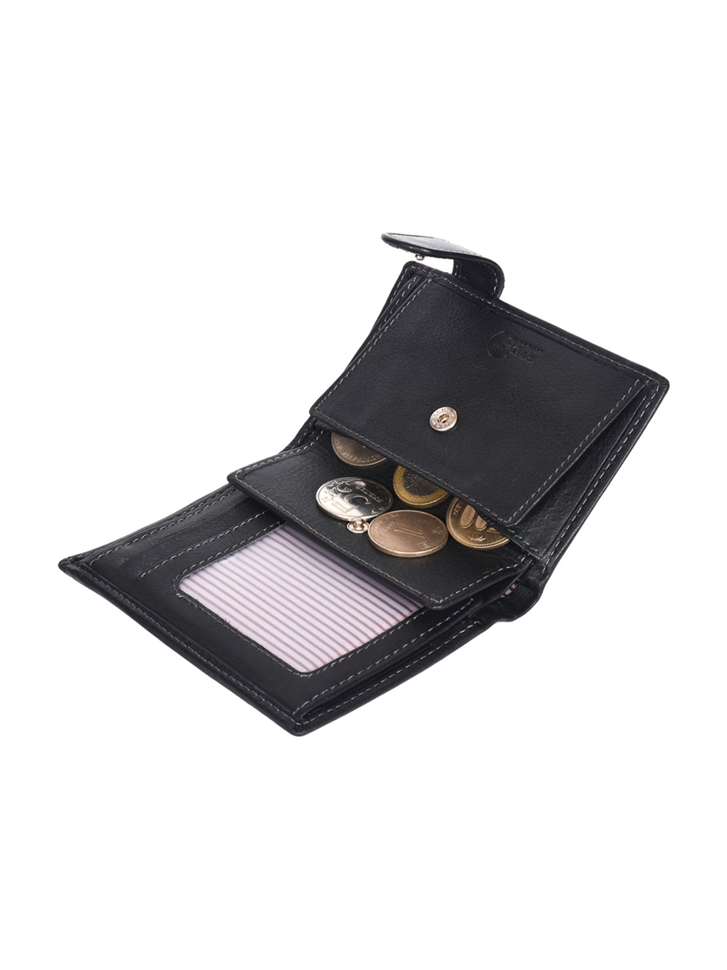 SASSORA Pablo Black Medium Leather Notecase