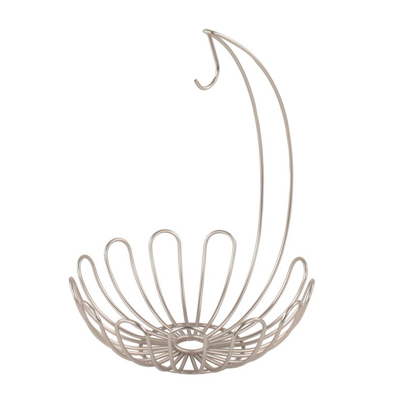 Spectrum Bloom Arched 2-Tier Steel Fruit Server - Satin Nickel