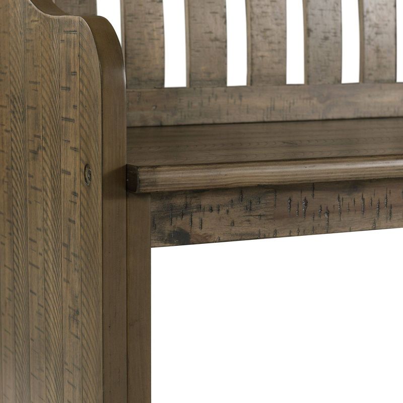 Stanford Pew Bench Gray - Picket House Furnishings
