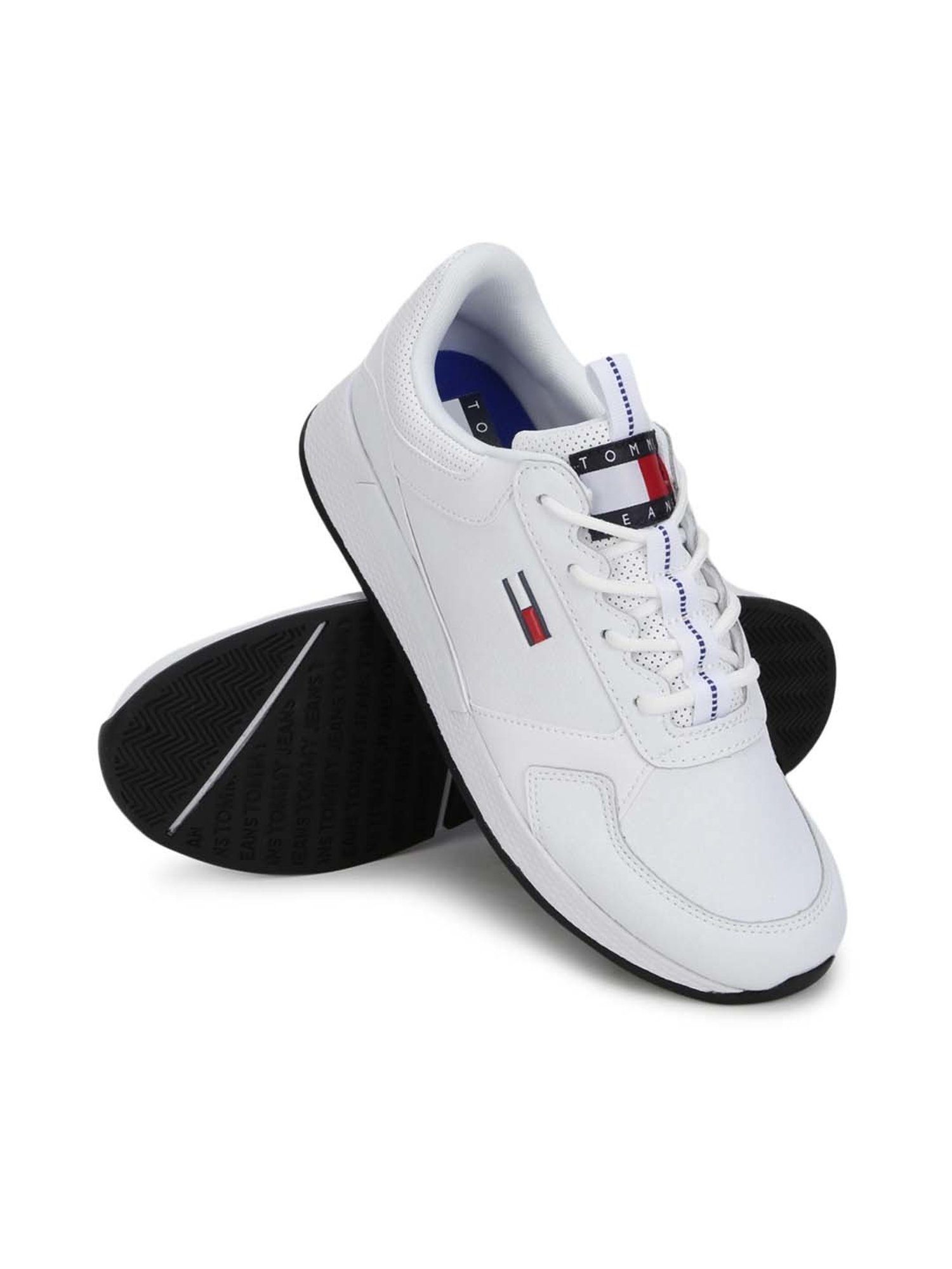 Tommy Hilfiger Men's White Casual Sneakers