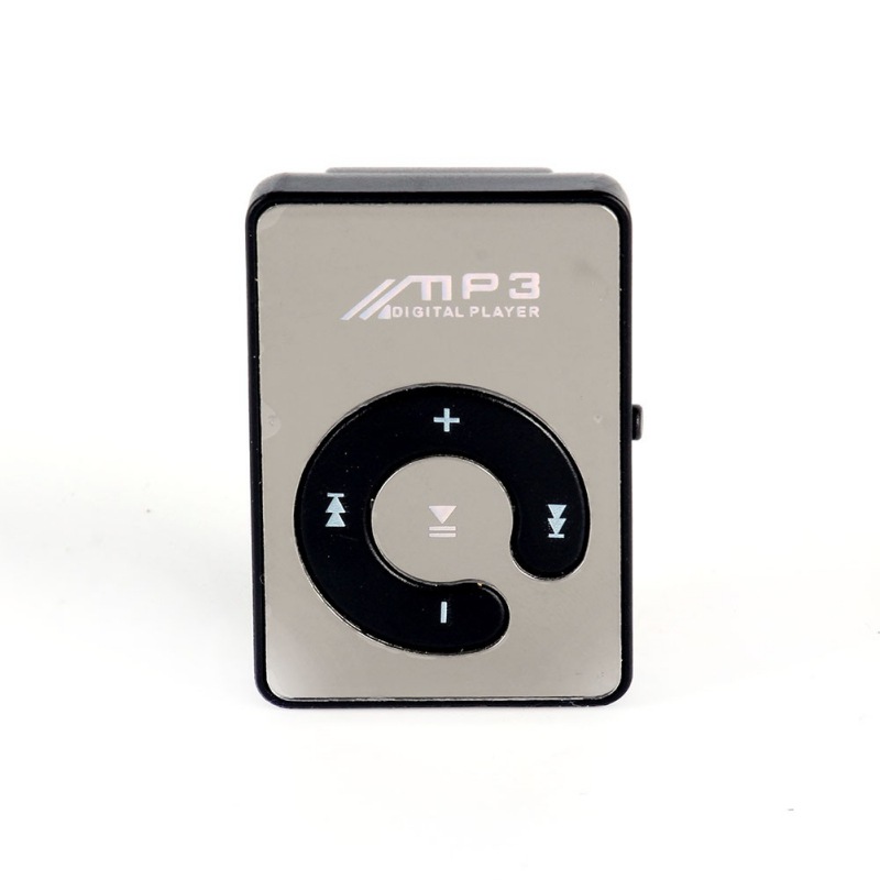 Mini Mirror Clip USB Digital Mp3 Music Player Card(package without )