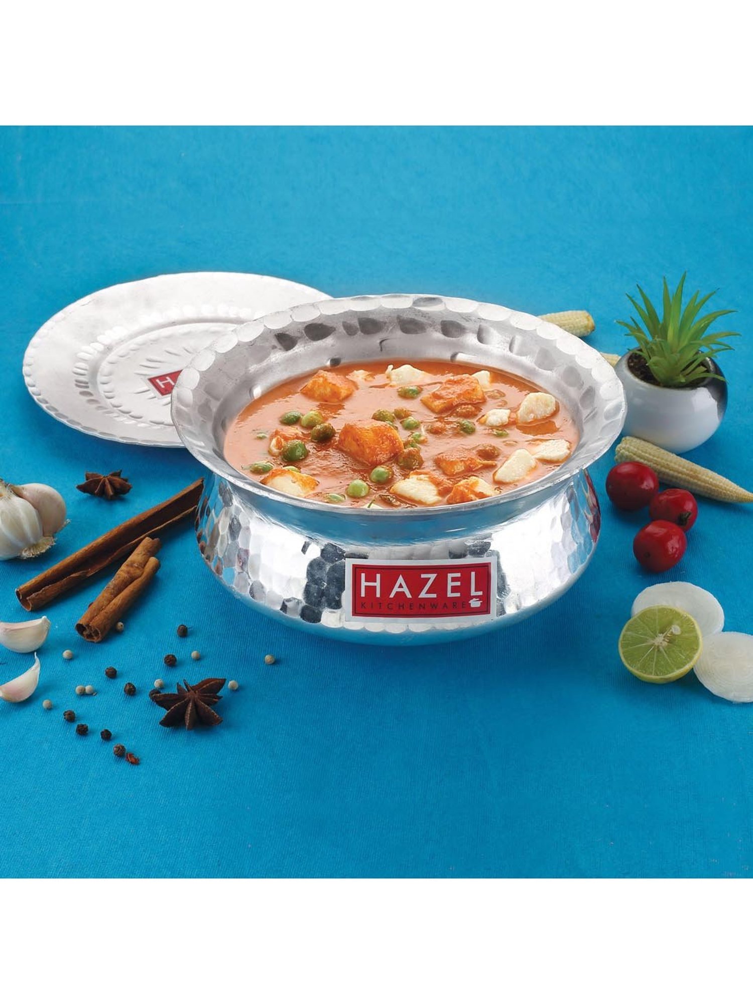 Hawkins Silver & Transparent Stainless Steel 19 cm Gas Compatible Handi With Lid (2 L) - Set of 1