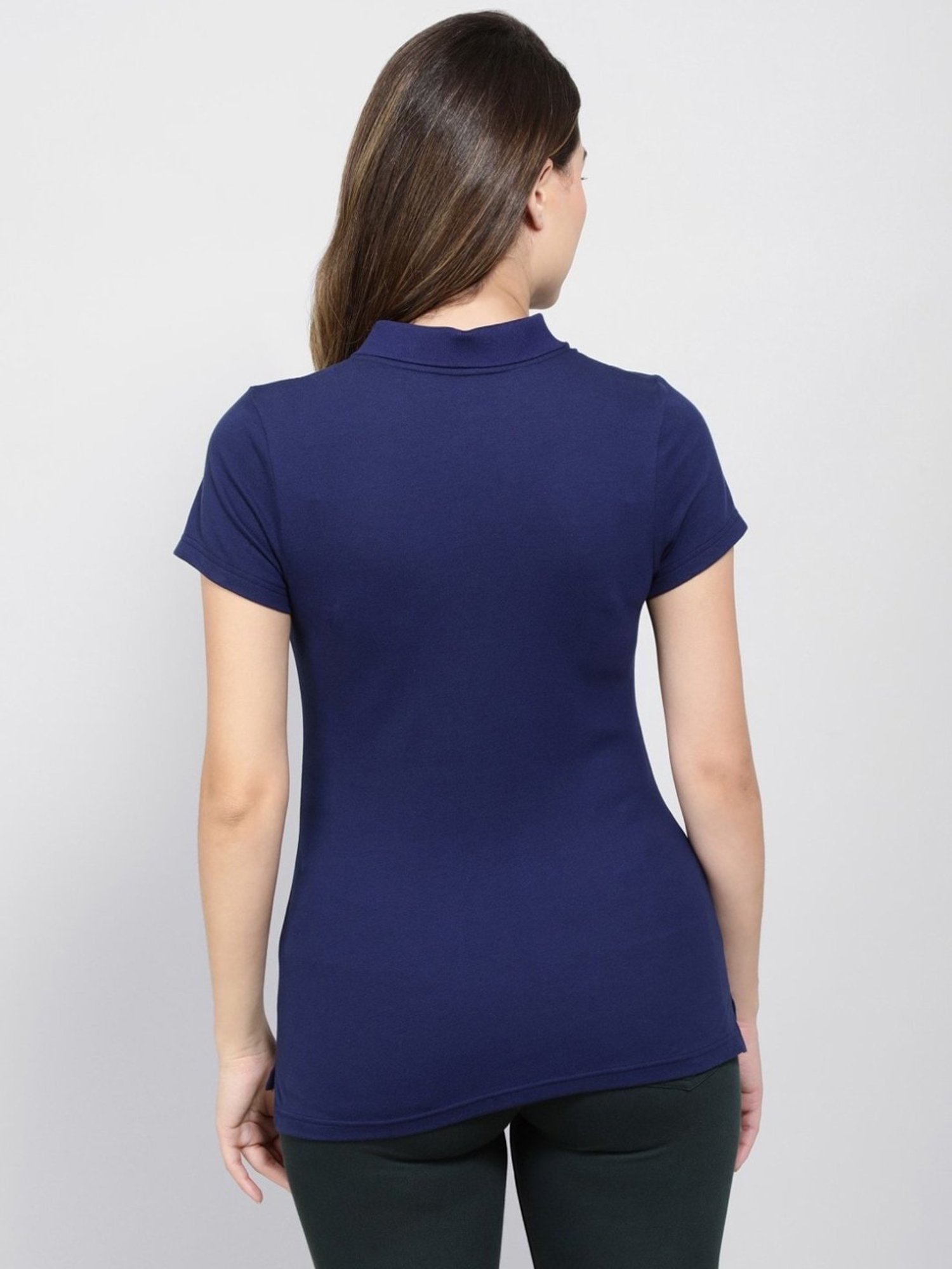 Jockey Blue Cotton T-Shirt