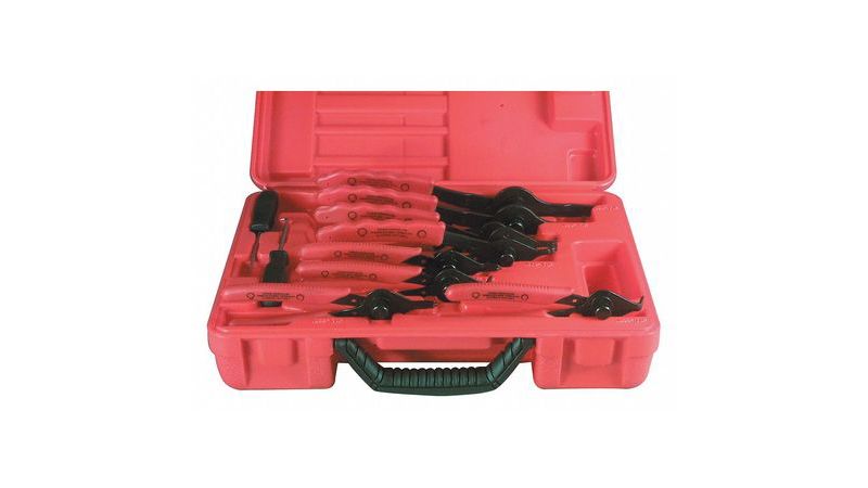 ASTRO PNEUMATIC 9401 Snap Ring Plier Set,10 pcs.
