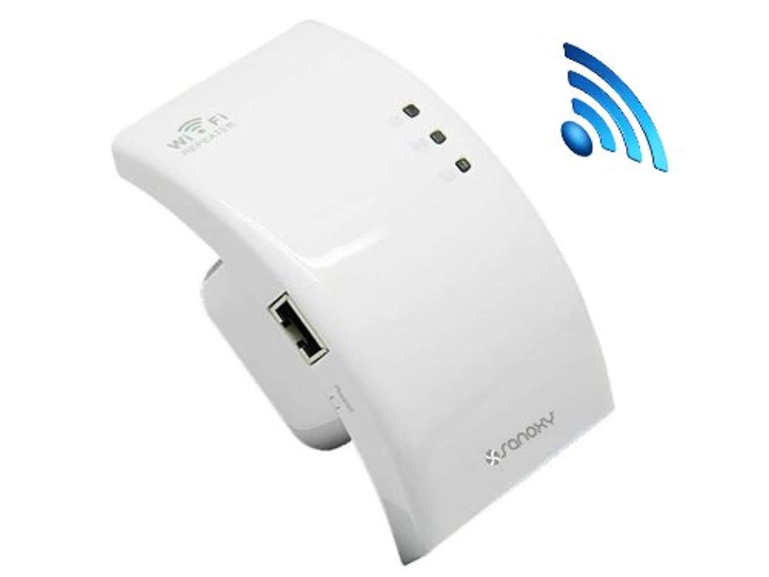 sanoxy 300m wireless-n wifi repeater 802.11b/g/n network router range expander and supports wireless repeater mode and ap mode