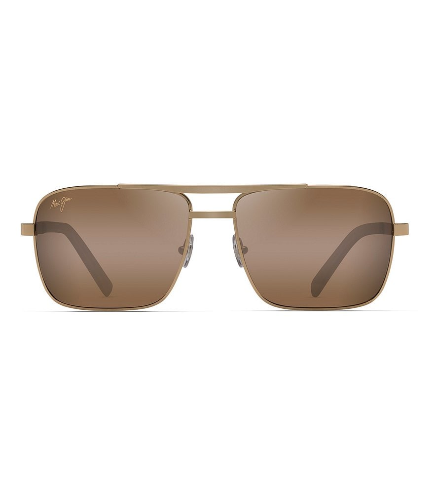 Maui Jim Compass PolarizedPlus2&reg; Aviator 59.5mm Sunglasses