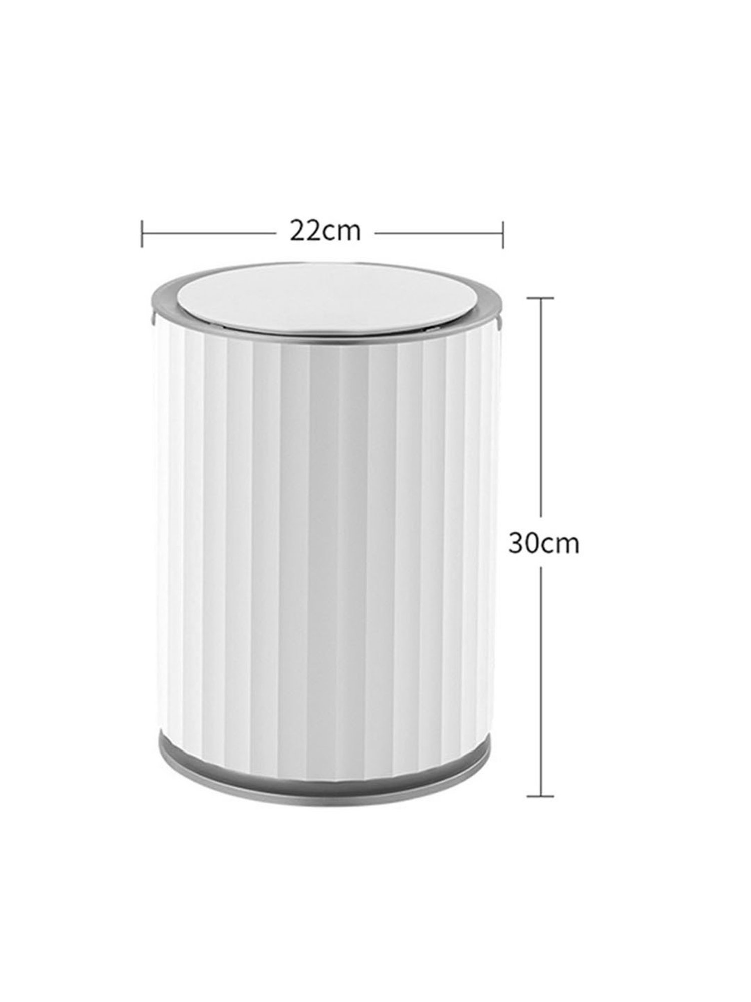 Freelance Grey Steel Set of 1 Dustbins