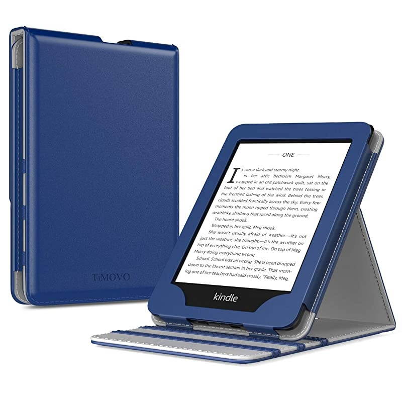 Case Compatible for Kindle Paperwhite E-Reader (10th Generation, 2018 Release) - Vertical Multi-Viewing Flip Stand Cover with Auto Sleep/Wake Fit  Kindle Paperwhite, Red